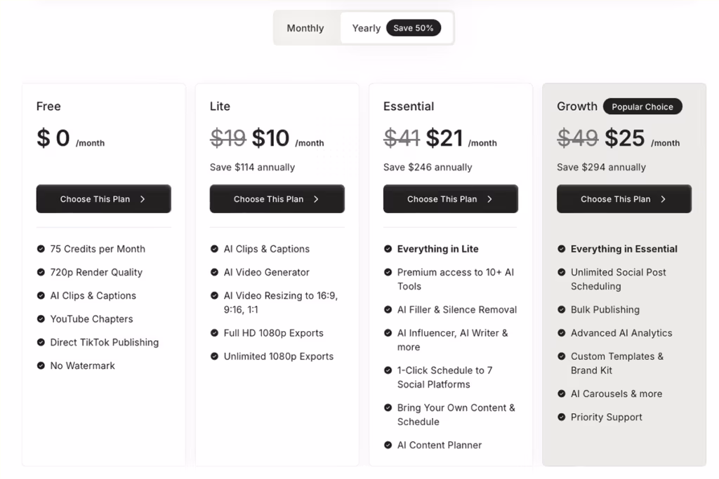 quso.ai 1 quso ai pricing