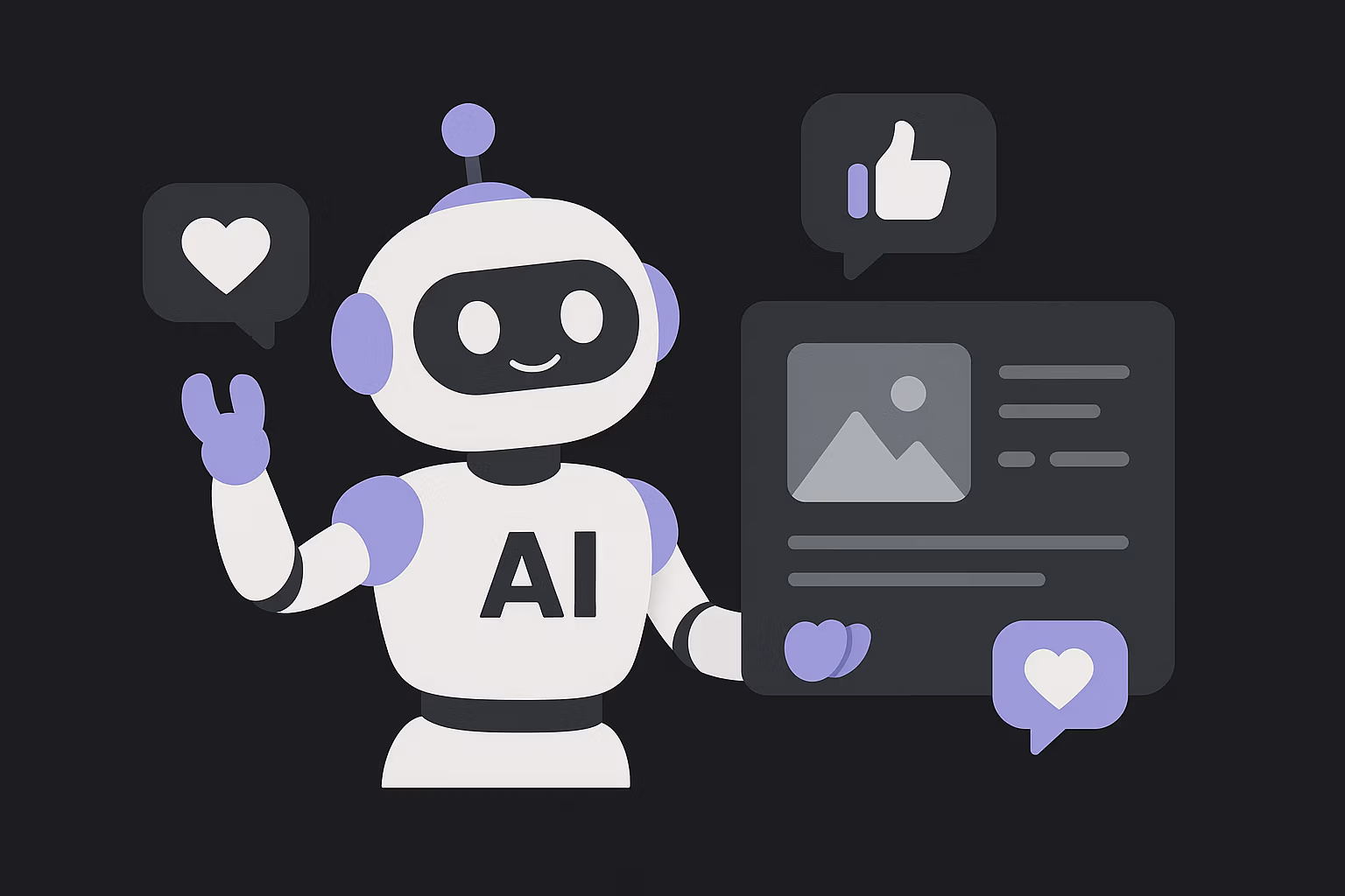 social media ai creative