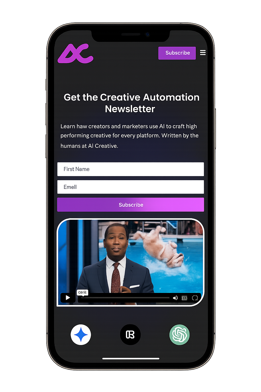 website video